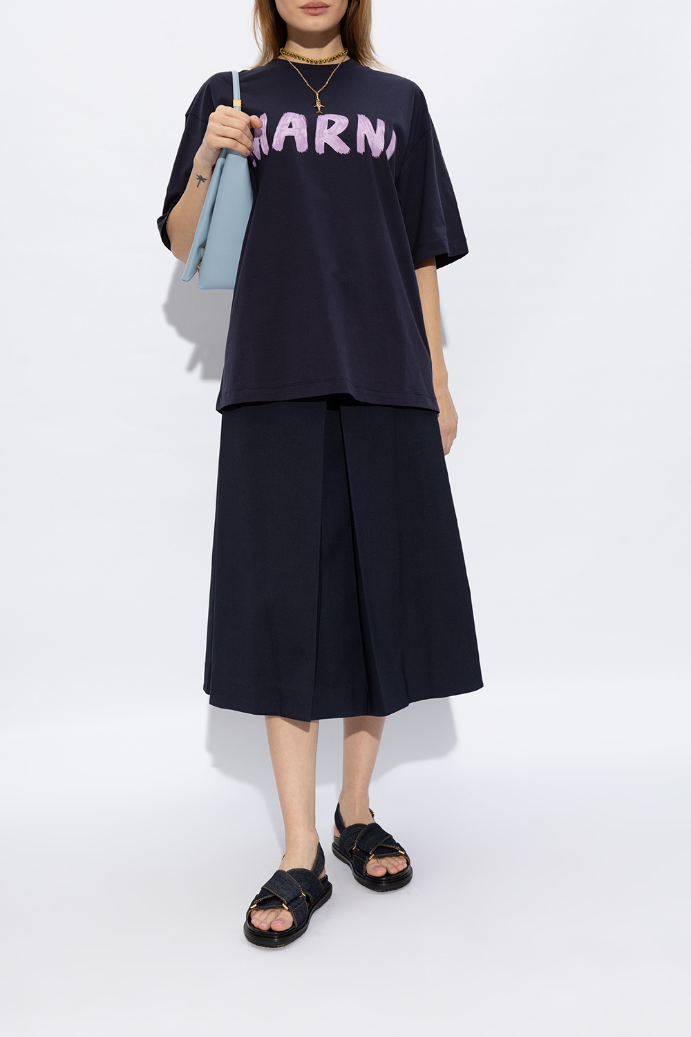 Marni 'Fussbett' denim sandals | Women's Shoes | Vitkac